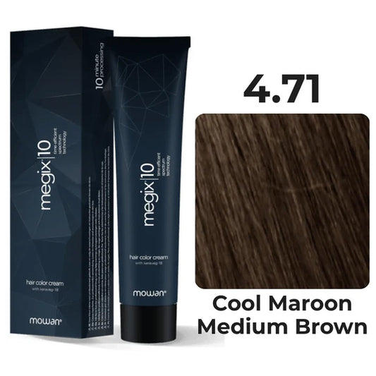 4.71 Medium brown Cold Maroon