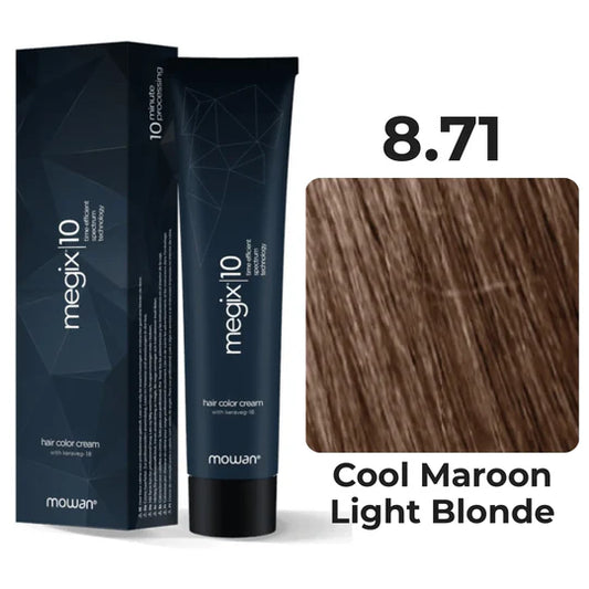 8.71 Light Blonde Cold Maroon